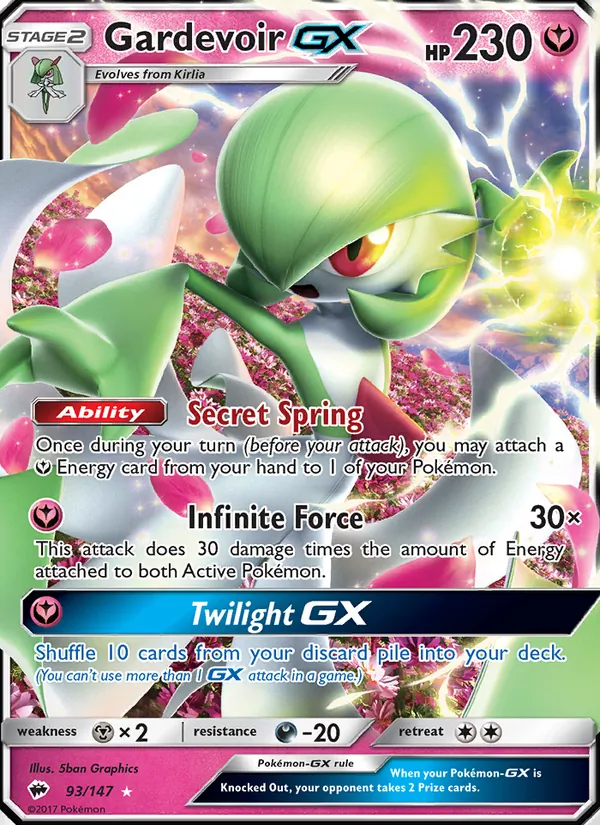 Gardevoir GX (Burning Shadows #93/147)