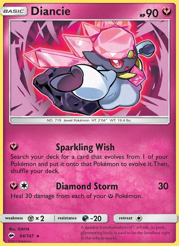 Diancie (Burning Shadows #94/147)