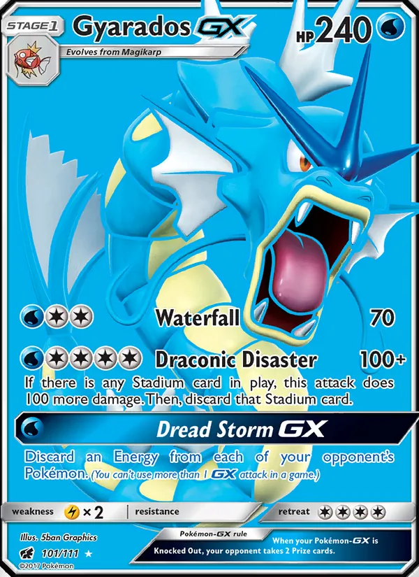 Gyarados GX (Crimson Invasion #101/111)