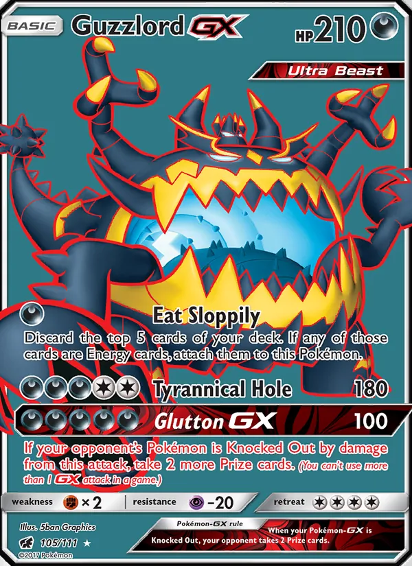 Guzzlord GX (Crimson Invasion #105/111)
