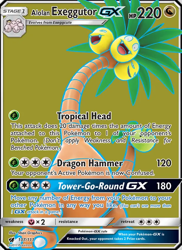 Alolan Exeggutor GX (Crimson Invasion #107/111)