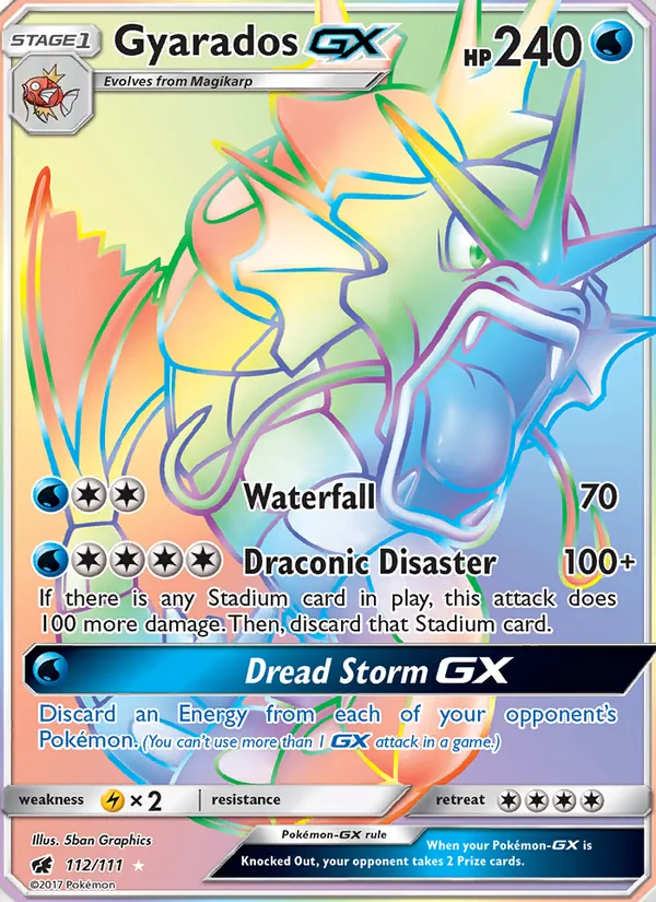 Gyarados GX (Crimson Invasion #112/111)