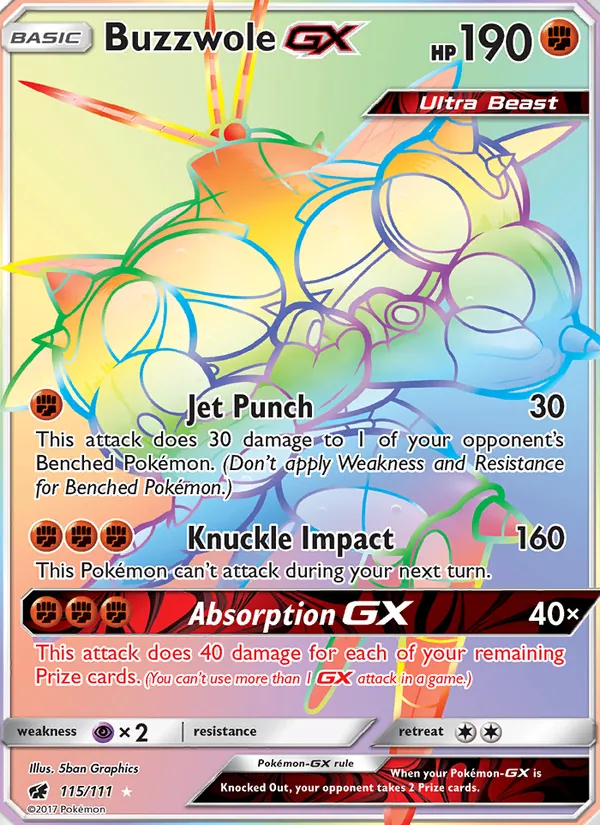 Buzzwole GX (Crimson Invasion #115/111)