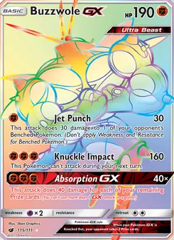 Buzzwole GX (Crimson Invasion #115/111)