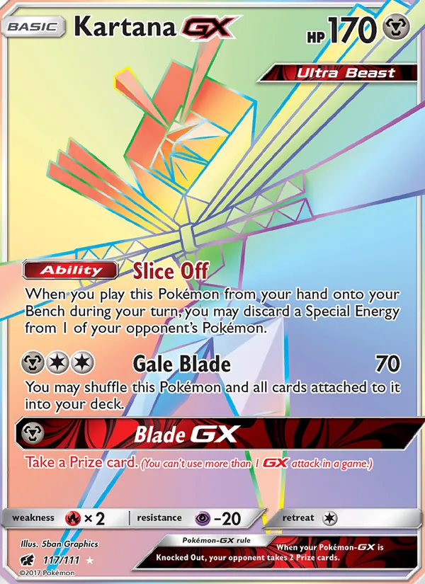 Kartana GX (Crimson Invasion #117/111)