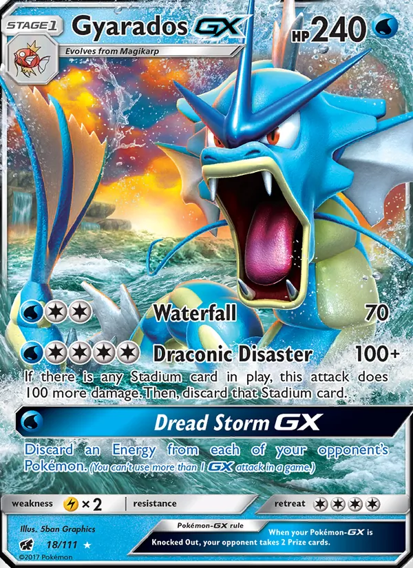 Gyarados GX (Crimson Invasion #18/111)