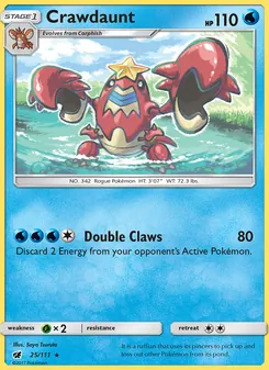 Crawdaunt (Crimson Invasion #25/111)