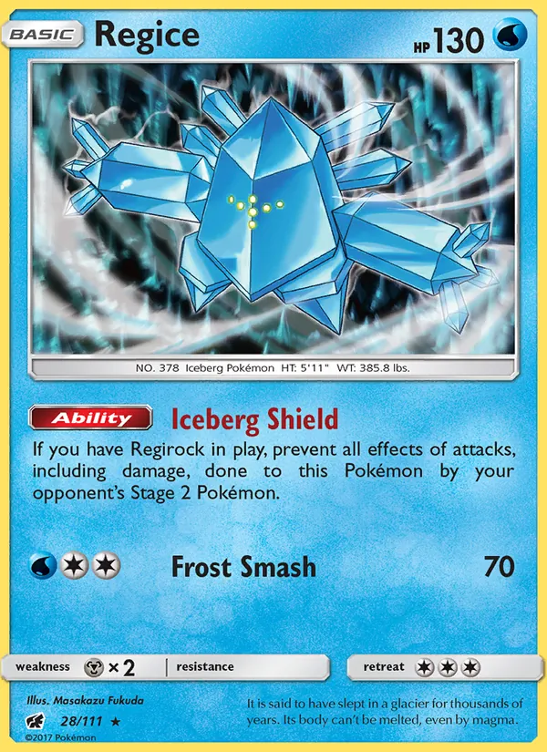 Regice (Crimson Invasion #28/111)