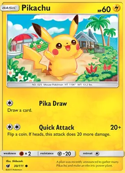 Pikachu (Crimson Invasion #30/111)