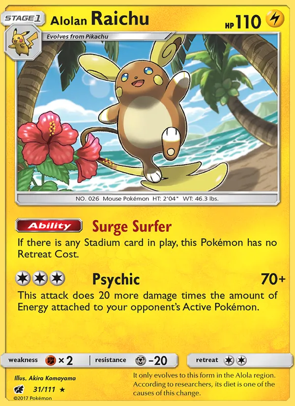 Alolan Raichu (Crimson Invasion #31/111)