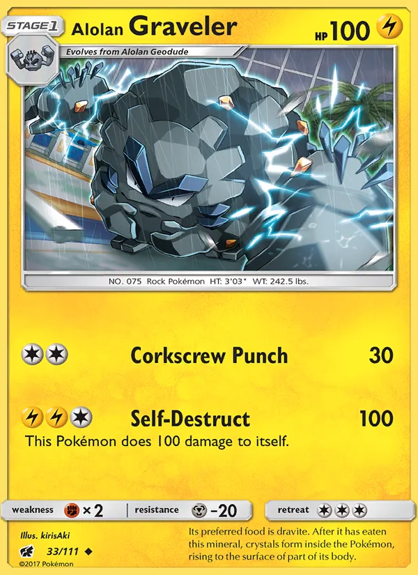 Alolan Graveler (Crimson Invasion #33/111)