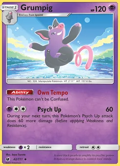 Grumpig (Crimson Invasion #42/111)