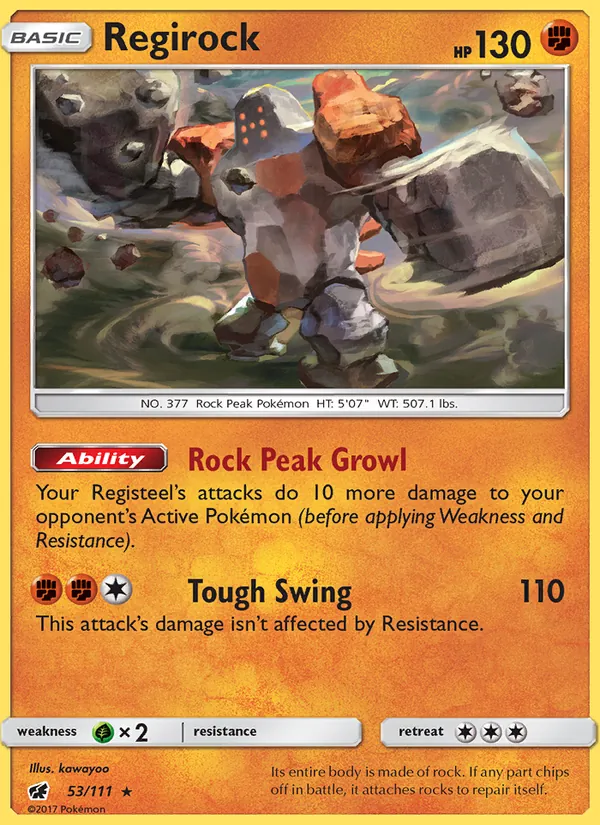 Regirock (Crimson Invasion #53/111)