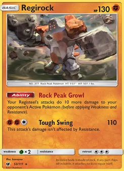 Regirock (Crimson Invasion #53/111)