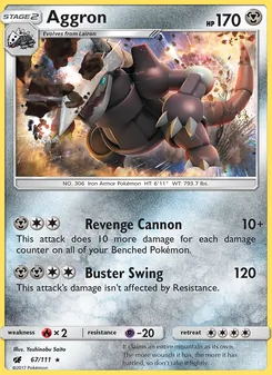 Aggron (Crimson Invasion #67/111)