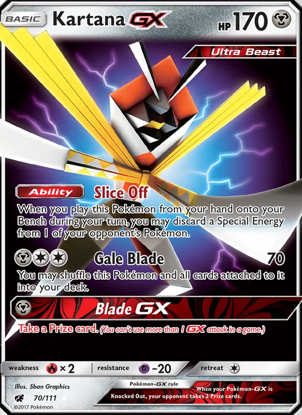 Kartana GX (Crimson Invasion #70/111)