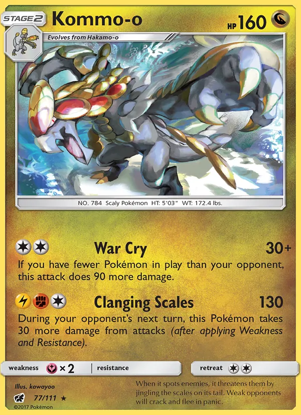 Kommo-o (Crimson Invasion #77/111)