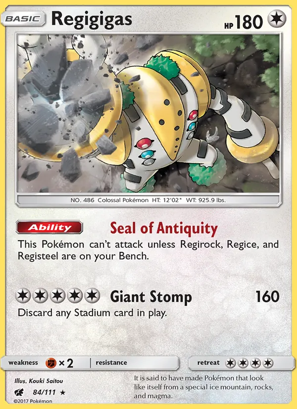 Regigigas (Crimson Invasion #84/111)