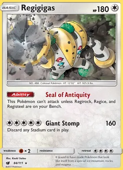 Regigigas (Crimson Invasion #84/111)