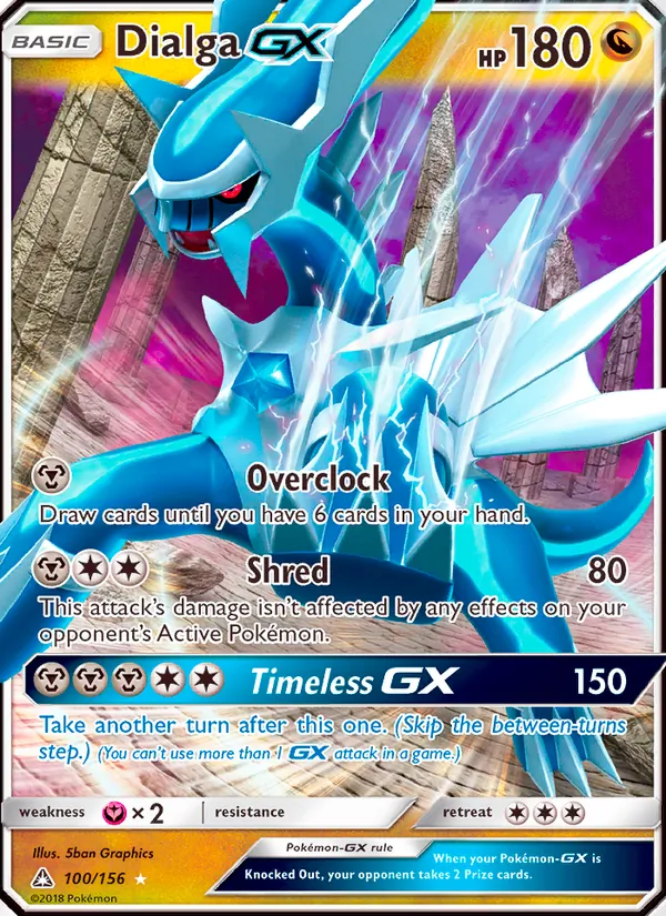 Dialga GX (Ultra Prism #100/156)