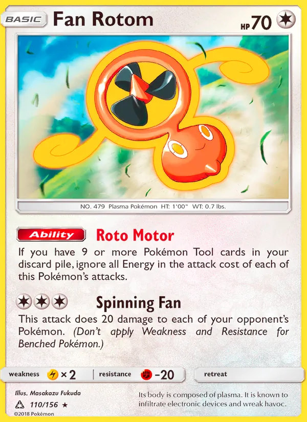 Fan Rotom (Ultra Prism #110/156)