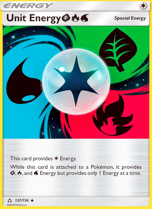 Unit Energy GrassFireWater (Ultra Prism #137/156)