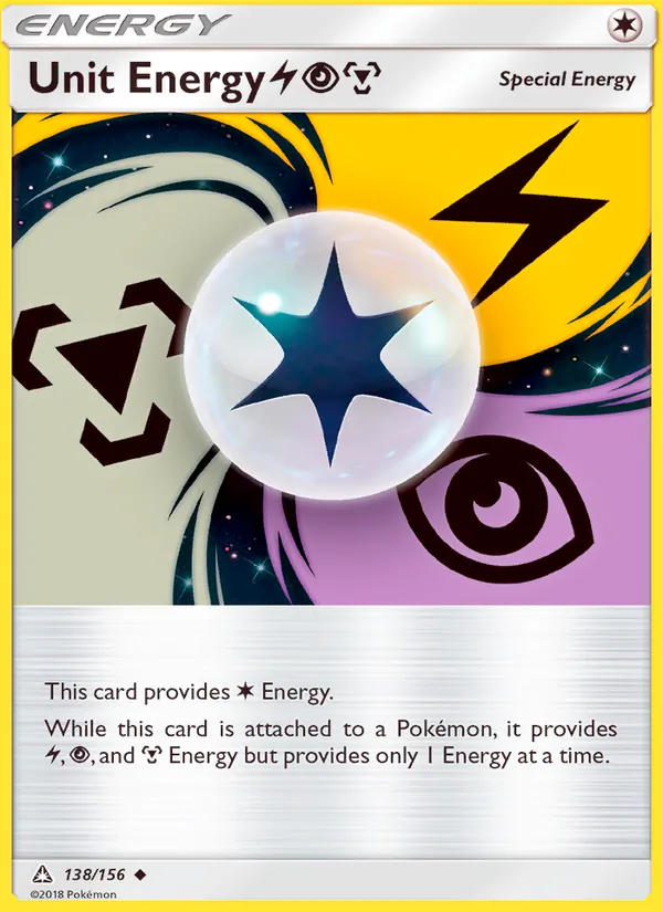 Unit Energy LightningPsychicMetal (Ultra Prism #138/156)