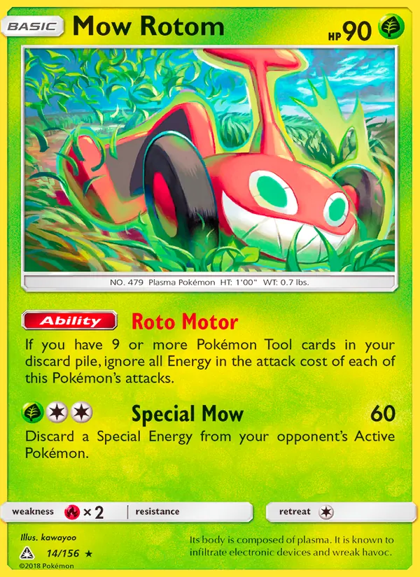 Mow Rotom (Ultra Prism #14/156)
