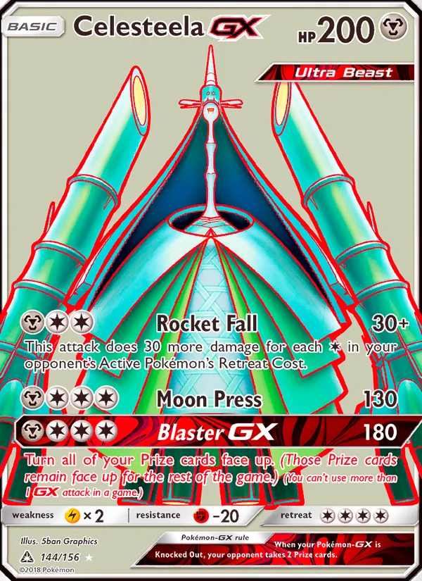 Celesteela GX (Ultra Prism #144/156)