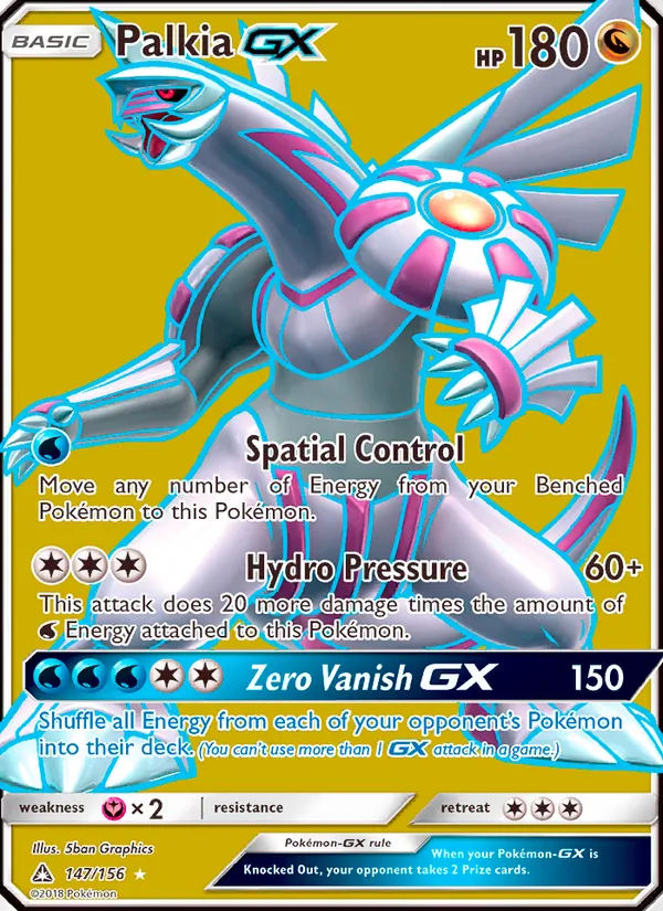 Palkia GX (Ultra Prism #147/156)