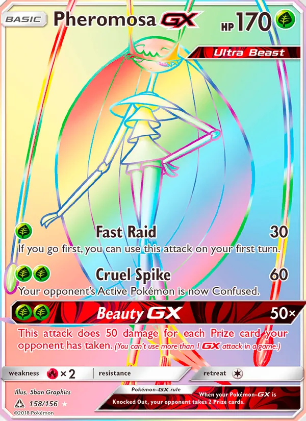 Pheromosa GX (Ultra Prism #158/156)