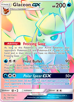 Glaceon GX (Ultra Prism #159/156)