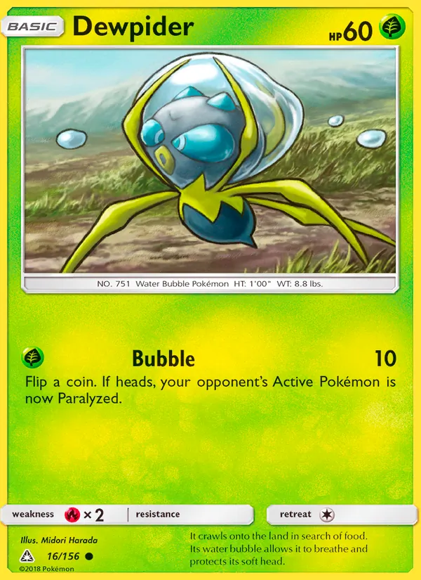 Dewpider (Ultra Prism #16/156)