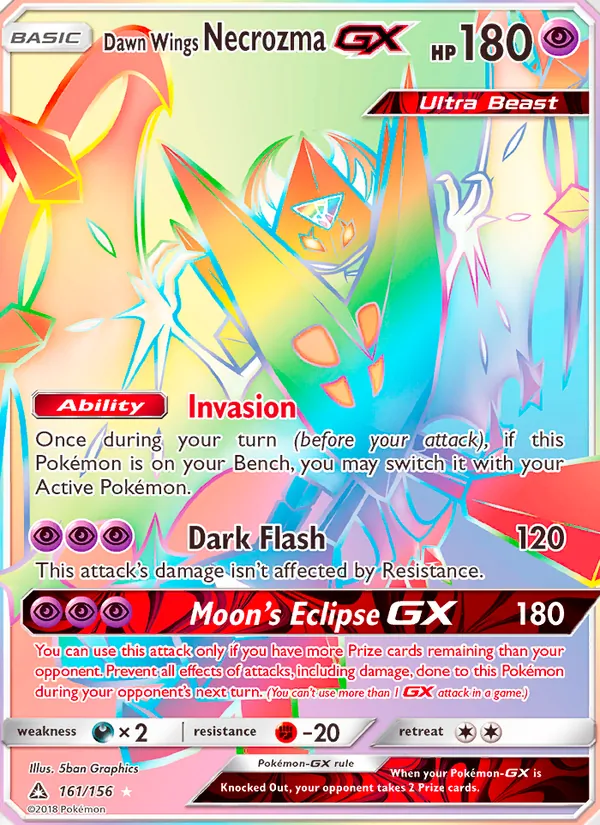 Dawn Wings Necrozma GX (Ultra Prism #161/156)