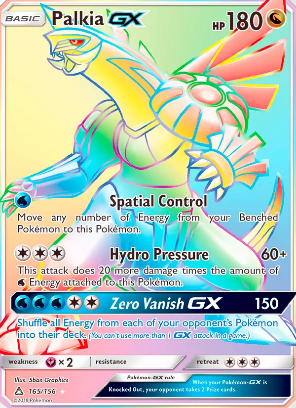 Palkia GX (Ultra Prism #165/156)