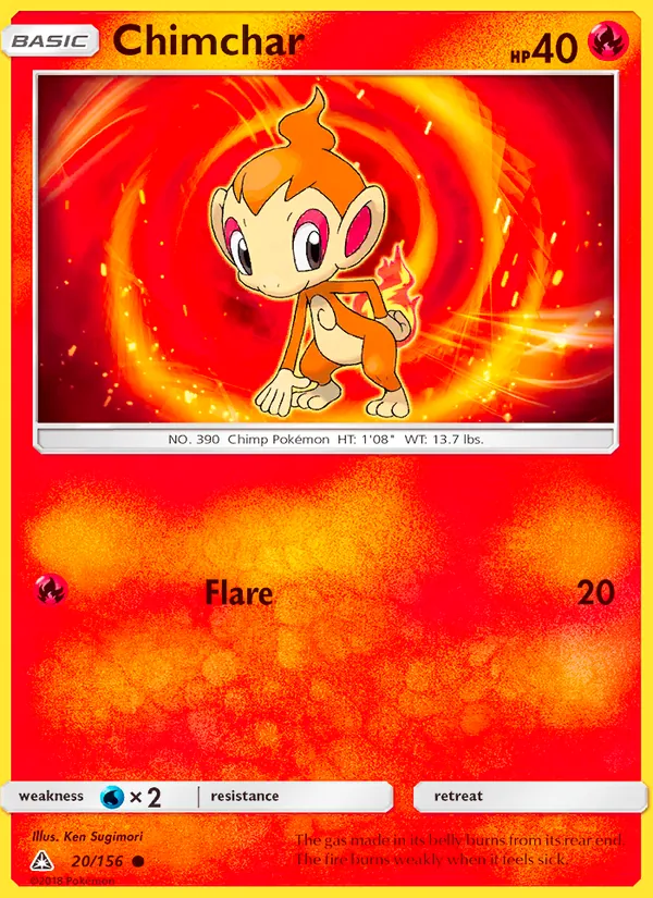 Chimchar (Ultra Prism #20/156)
