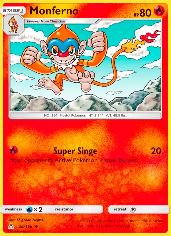 Monferno (Ultra Prism #22/156)