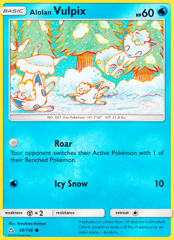 Alolan Vulpix (Ultra Prism #30/156)