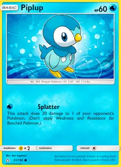 Piplup (Ultra Prism #31/156)