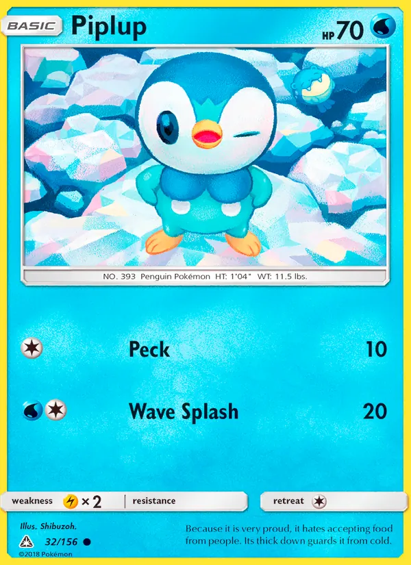 Piplup (Ultra Prism #32/156)