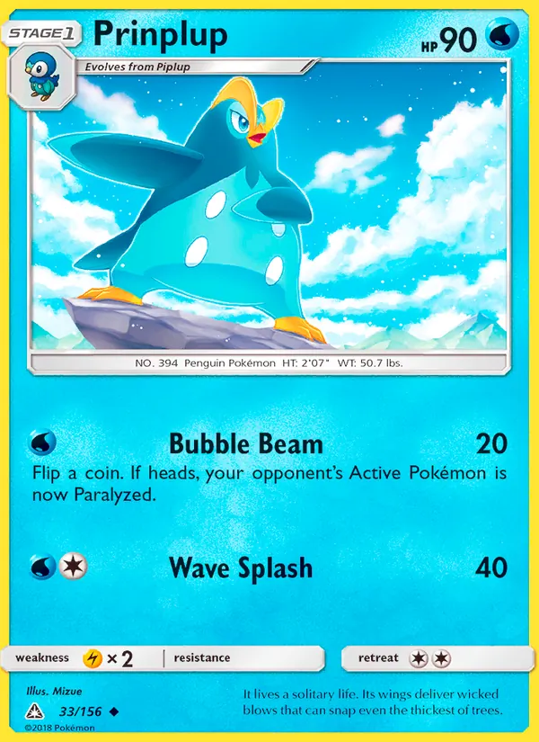 Prinplup (Ultra Prism #33/156)