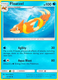 Floatzel (Ultra Prism #36/156)