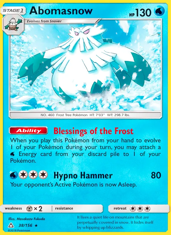 Abomasnow (Ultra Prism #38/156)