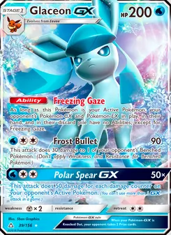 Glaceon GX (Ultra Prism #39/156)