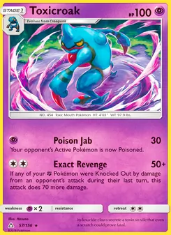 Toxicroak (Ultra Prism #57/156)