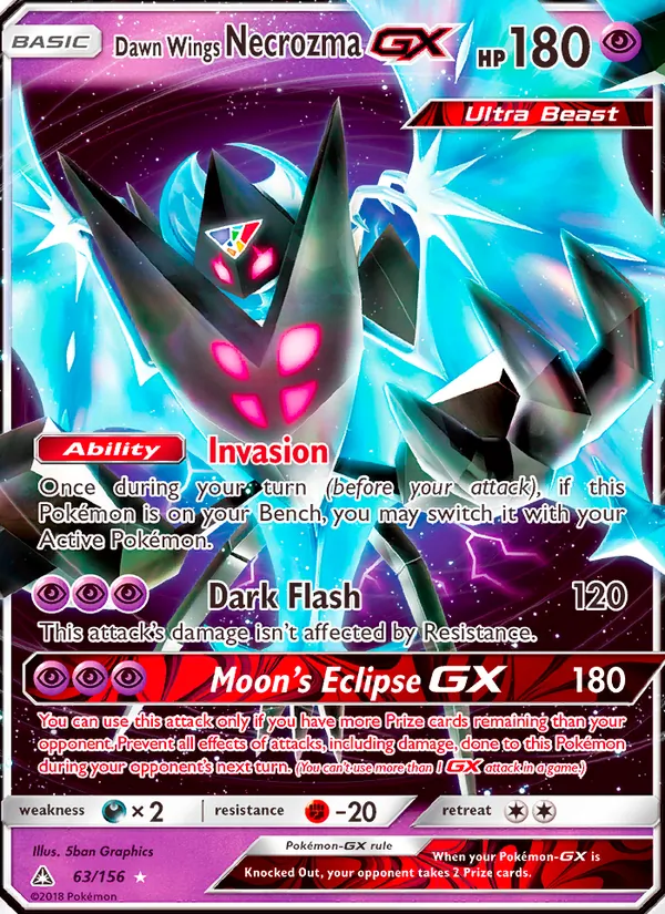 Dawn Wings Necrozma GX (Ultra Prism #63/156)