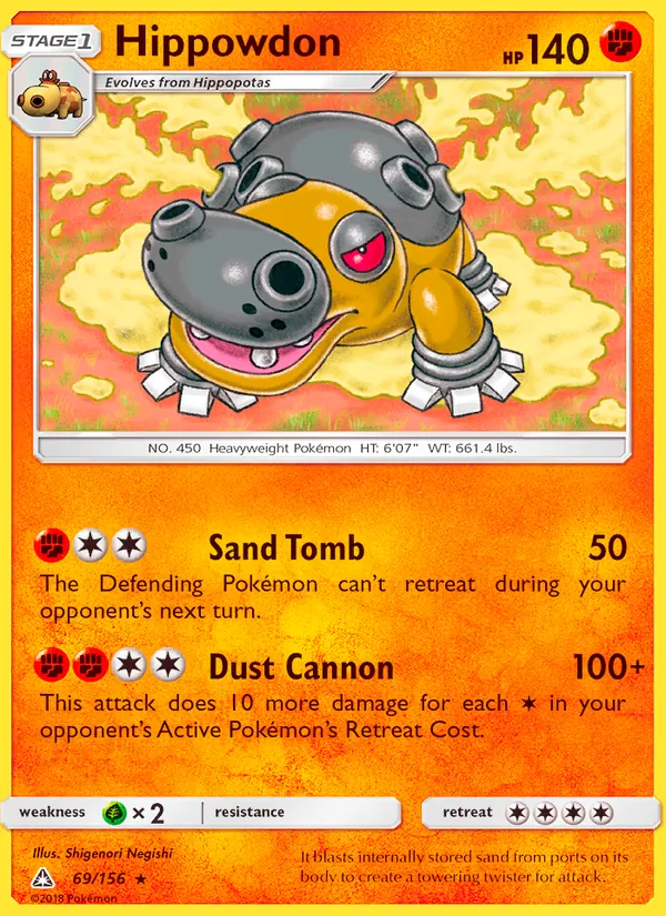 Hippowdon (Ultra Prism #69/156)