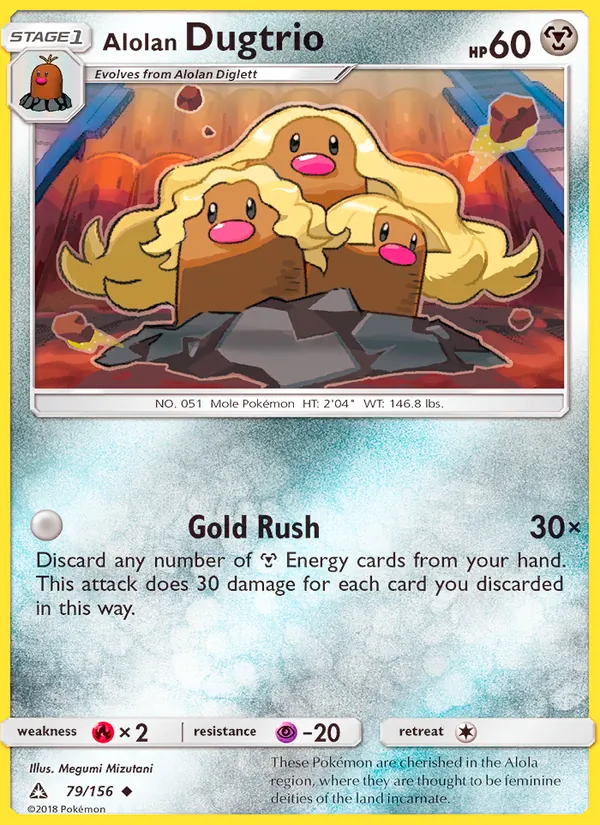 Alolan Dugtrio (Ultra Prism #79/156)