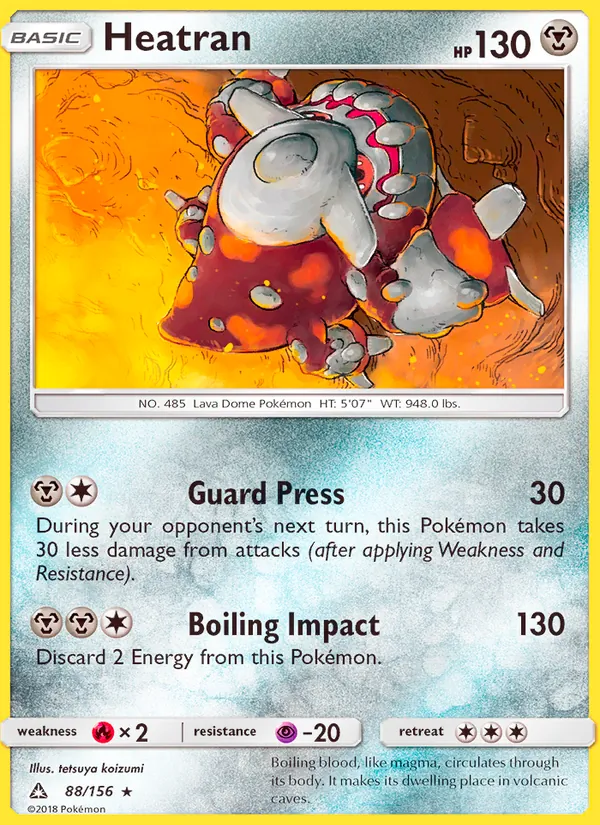 Heatran (Ultra Prism #88/156)