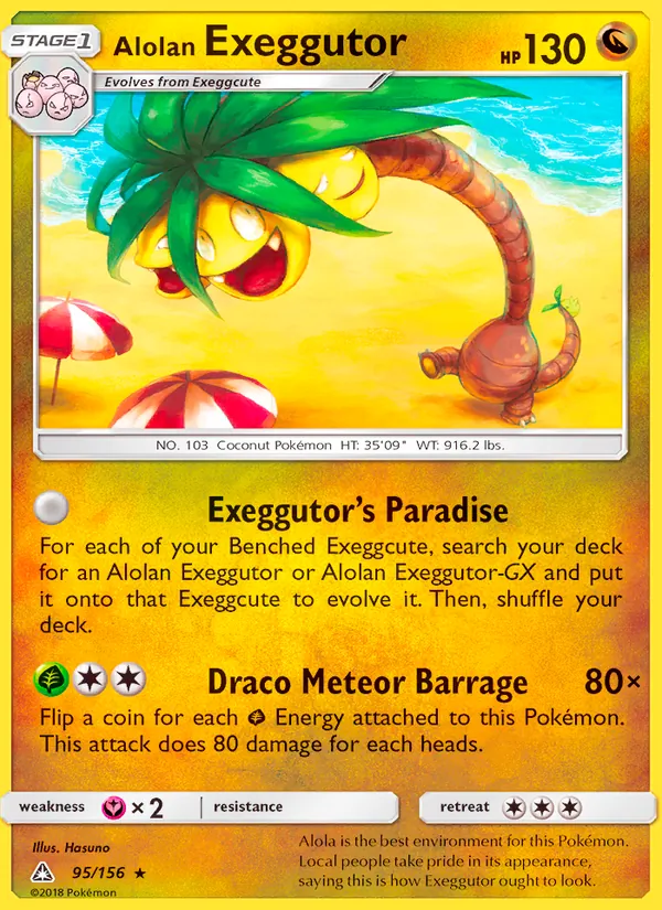 Alolan Exeggutor (Ultra Prism #95/156)